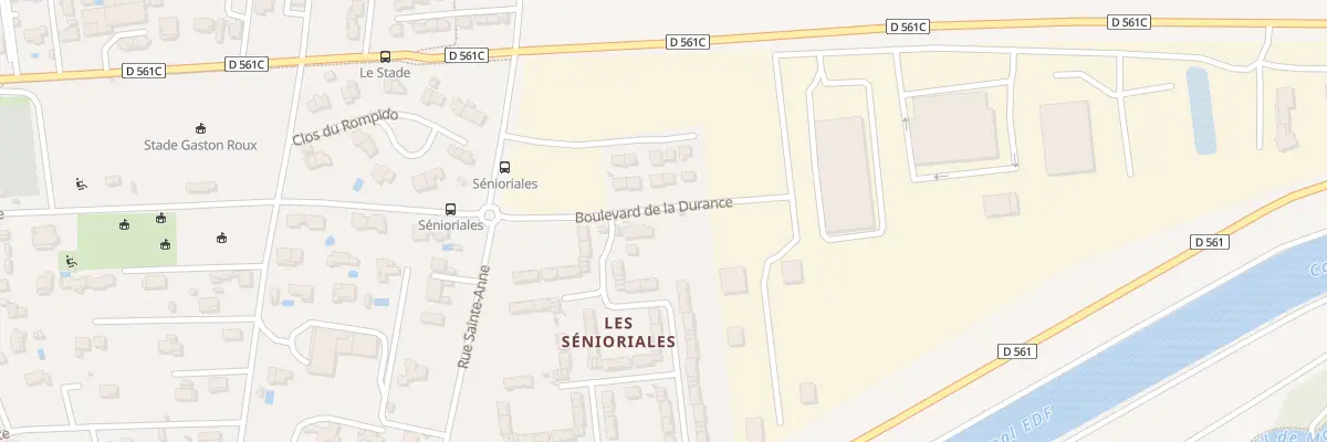 Plan du 101 Bd de la Durance à Charleval