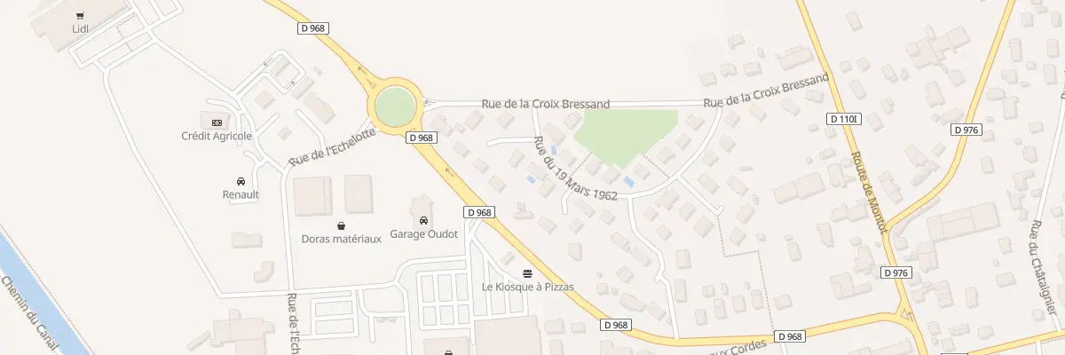 Plan du 47 Rue du 19 Mars 1962 à Saint-Usage