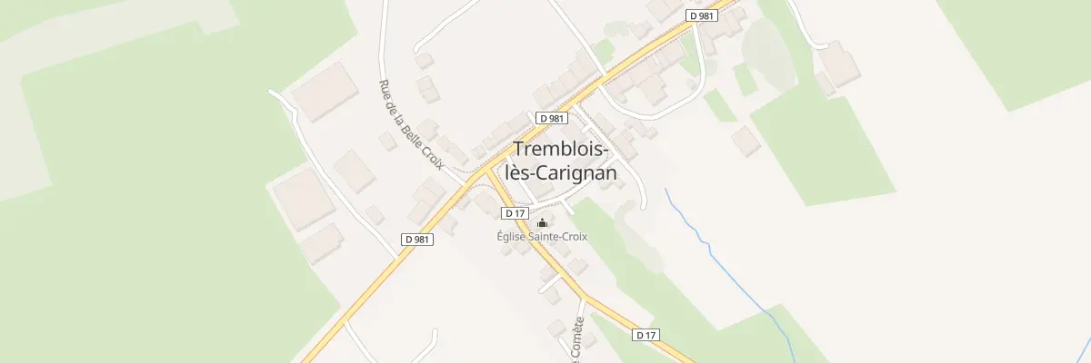 Plan du 41 Rue de l’Eglise à Tremblois-lès-Carignan