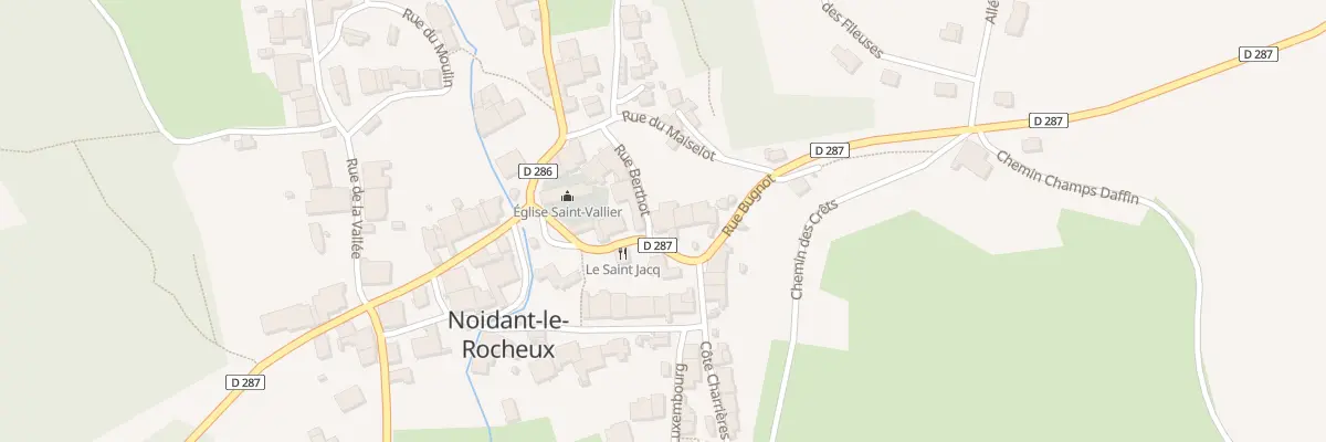 Plan du 9 Rue Bugnot à Noidant-le-Rocheux