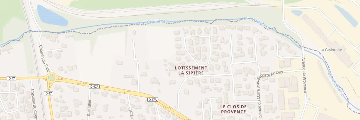 Plan du 5 Lot La Sipiere à Saint-Victoret