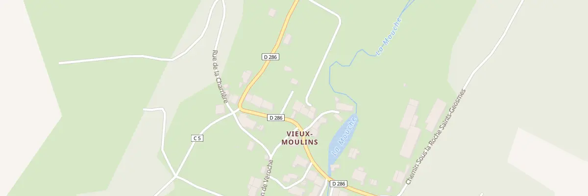 Plan du 9 Rue de la Mouche à Perrancey-les-Vieux-Moulins
