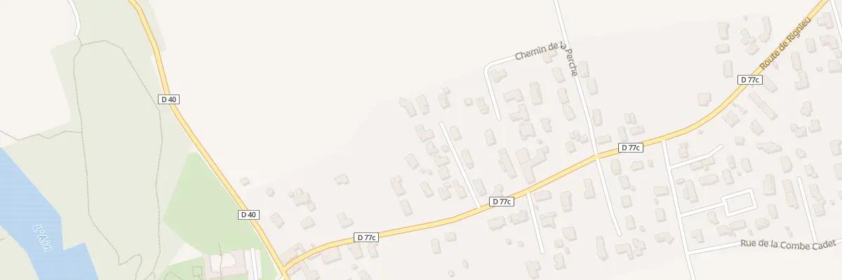 Plan du 251 Rte de Rignieu à Chazey-sur-Ain