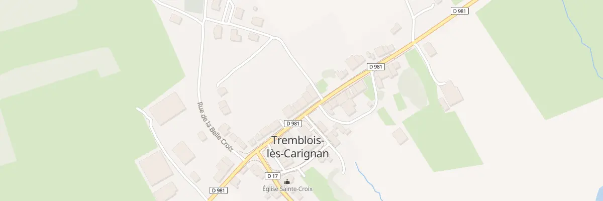 Plan du 19 Rue du Marechal Foch à Tremblois-lès-Carignan