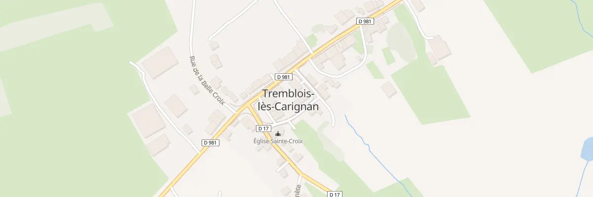 Plan du 47 Rue de l’Eglise à Tremblois-lès-Carignan