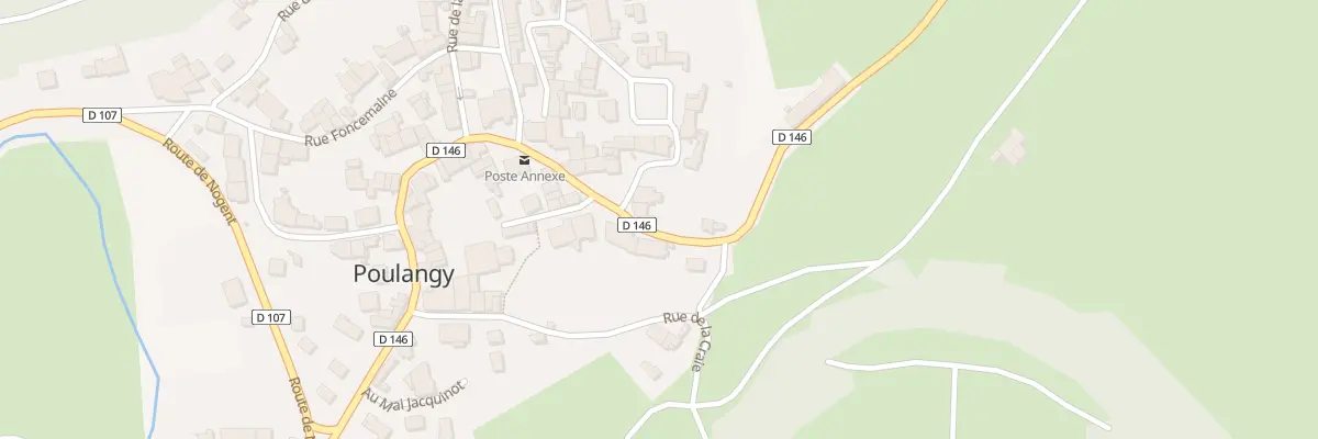 Plan du 9 Rue du Rufranc à Poulangy