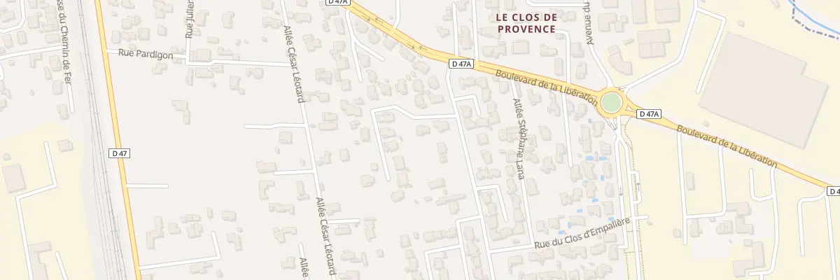 Plan du 1 Rue Elsa Triolet à Saint-Victoret