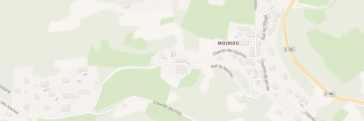 Plan du 13 Rue de Moirieu à Villemoirieu