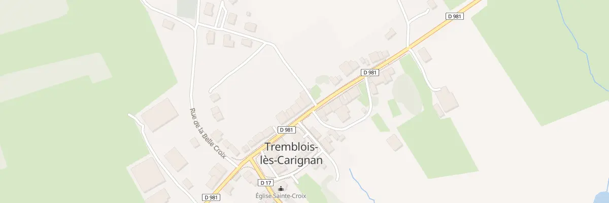 Plan du 21 Rue du Marechal Foch à Tremblois-lès-Carignan