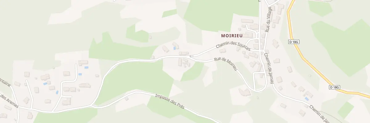 Plan du 8 Rue de Moirieu à Villemoirieu