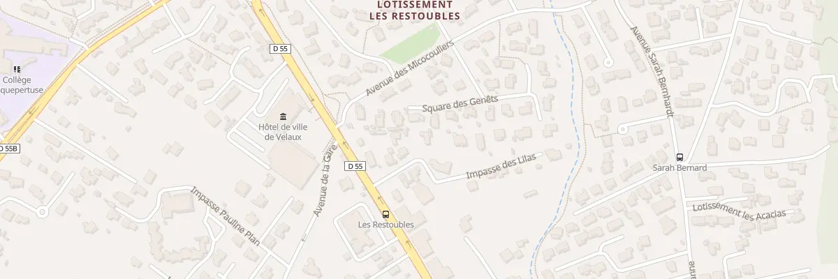 Plan du 65. Imp des Lilas à Velaux