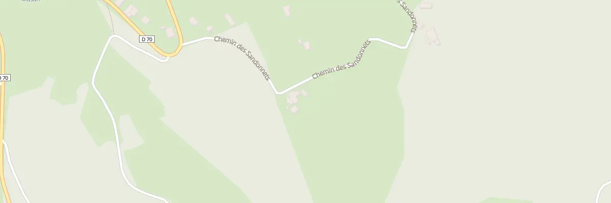 Plan du 5013 Roche Chin et Sandonnets à Oriol-en-Royans