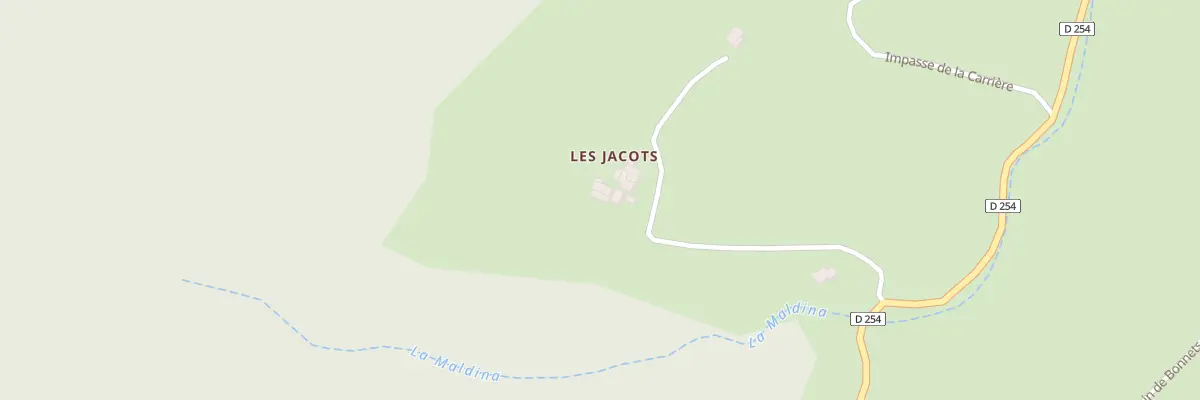 Plan du 5059 Les Jacots à Oriol-en-Royans