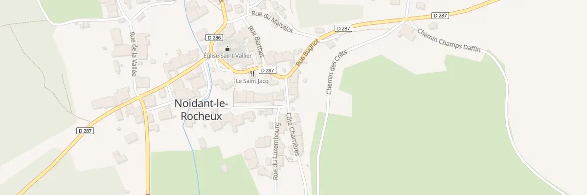 Plan du 3 Cote Charrieres à Noidant-le-Rocheux