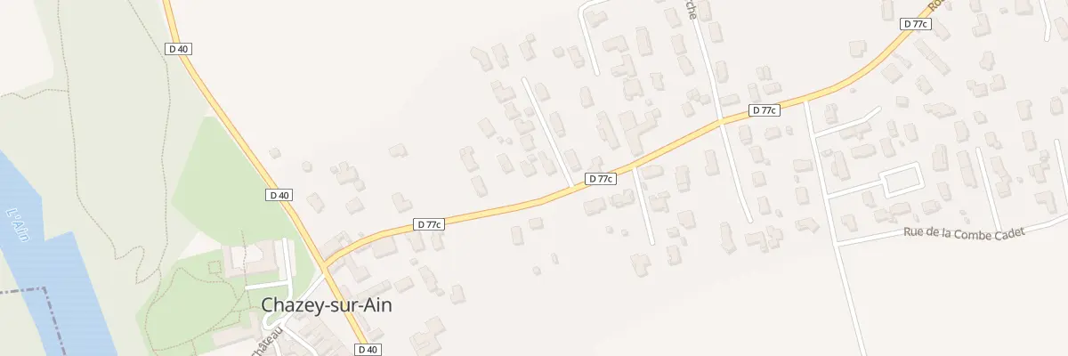 Plan du 223 Rte de Rignieu à Chazey-sur-Ain