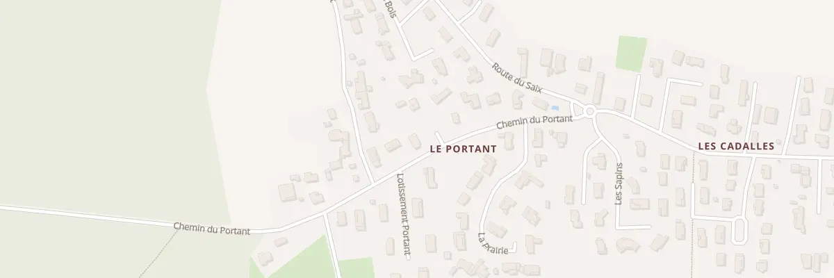 Plan du 194 Che de Portant à Certines