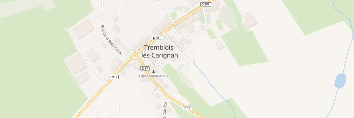 Plan du 52 Rue de l’Eglise à Tremblois-lès-Carignan
