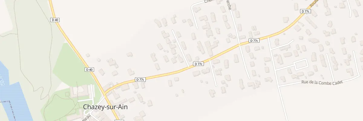 Plan du 245 Rte de Rignieu à Chazey-sur-Ain