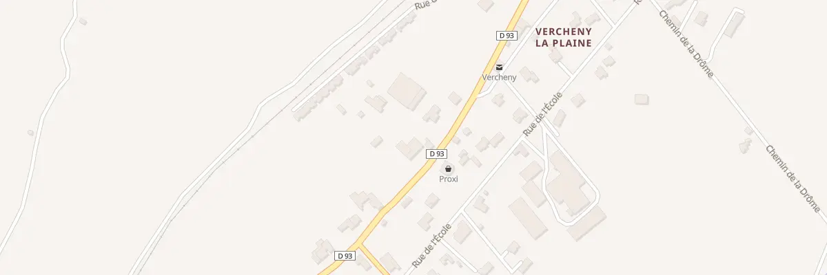 Plan du 5091 Les Broues à Vercheny