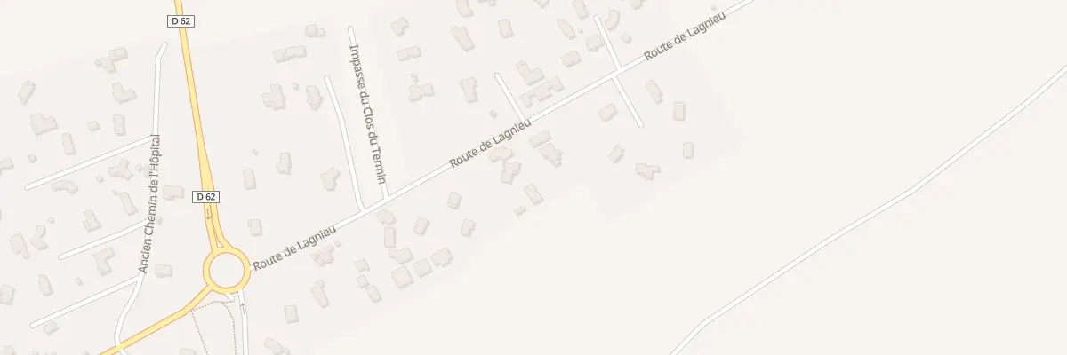 Plan du 742 Rte de Lagnieu à Blyes
