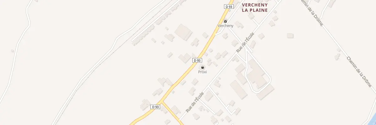 Plan du 5092 Les Broues à Vercheny