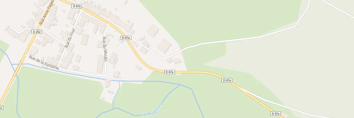 Plan du 14 Che du Haut Buisson à Roches-Bettaincourt