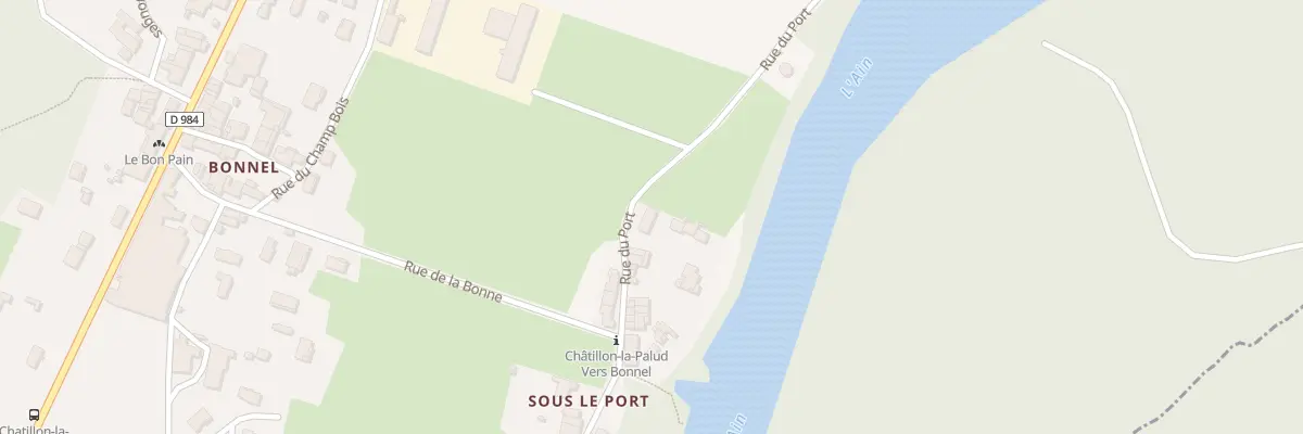 Plan du 428D Rue du Port à Châtillon-la-Palud