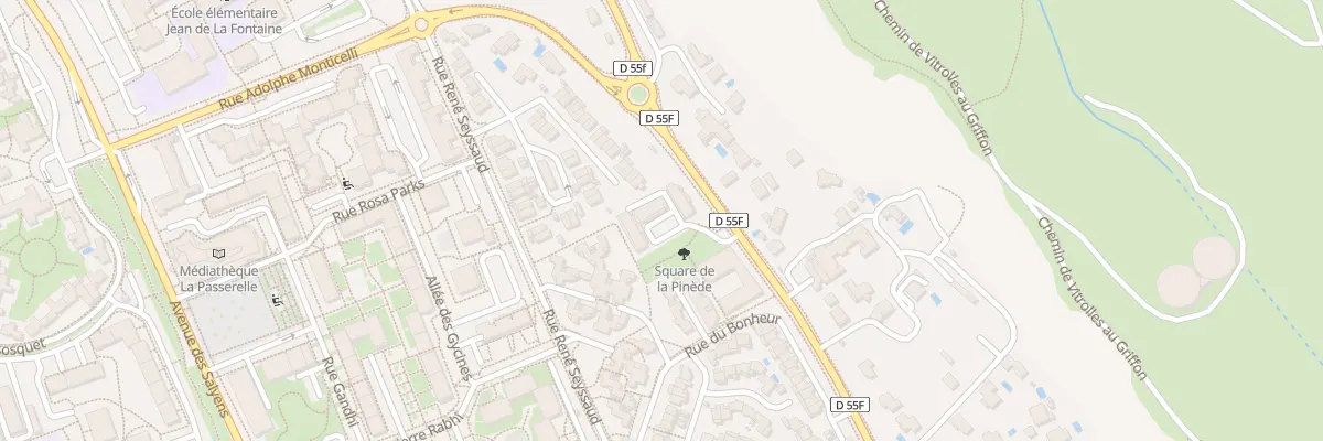 Plan du 96 Av de Marseille à Vitrolles