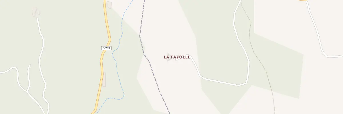 Plan du 560 Che de la Fayolle à La Motte-Fanjas