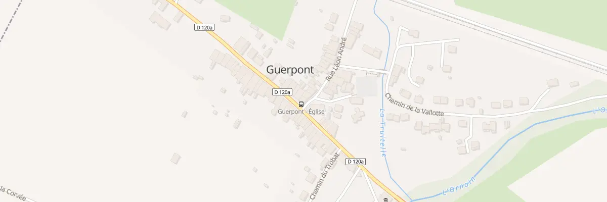 Plan du 32 Rue Laurenceau Bompard à Guerpont