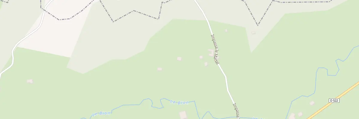 Plan du 282 Imp Martel à Saint-Agnin-sur-Bion