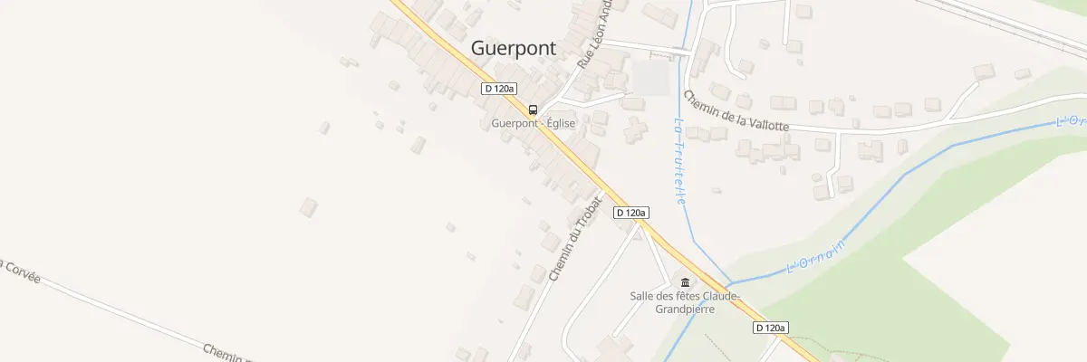 Plan du 21 Rue Laurenceau Bompard à Guerpont