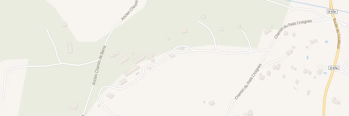 Plan du 225 Che La Ferme du Petit Croignes à Lambesc