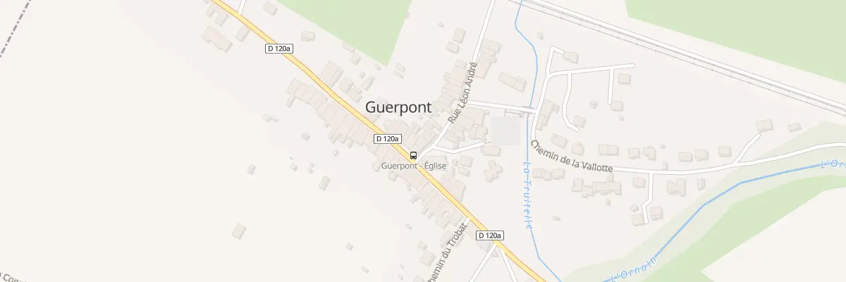 Plan du 3 Rue Leon André à Guerpont