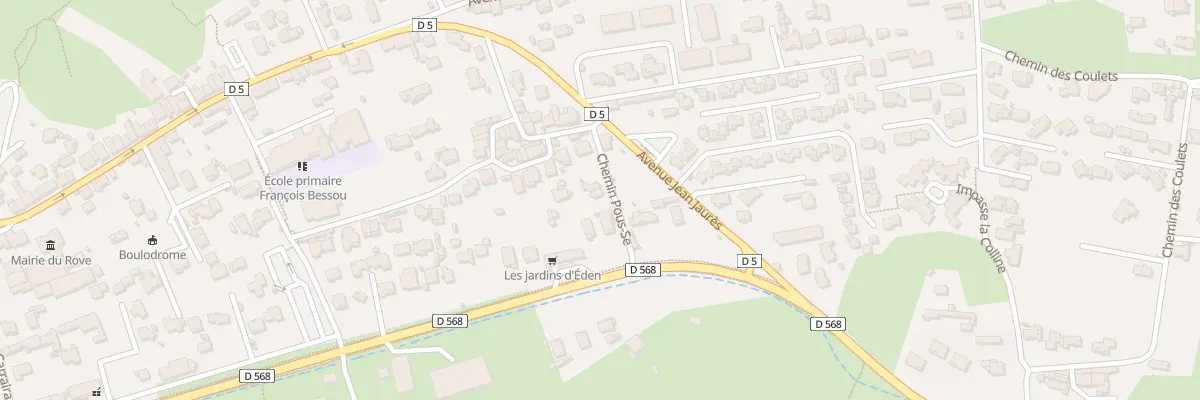 Plan du 6287 Che du Pous Se au Rove