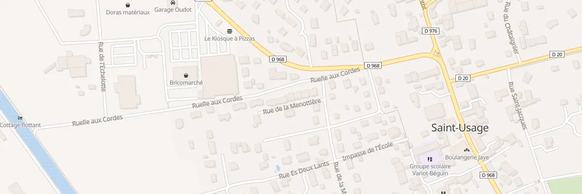 Plan du 23B Rue de la Ménottière à Saint-Usage