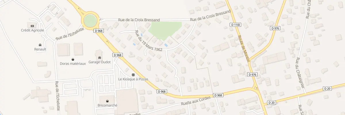 Plan du 21 Rue du 19 Mars 1962 à Saint-Usage