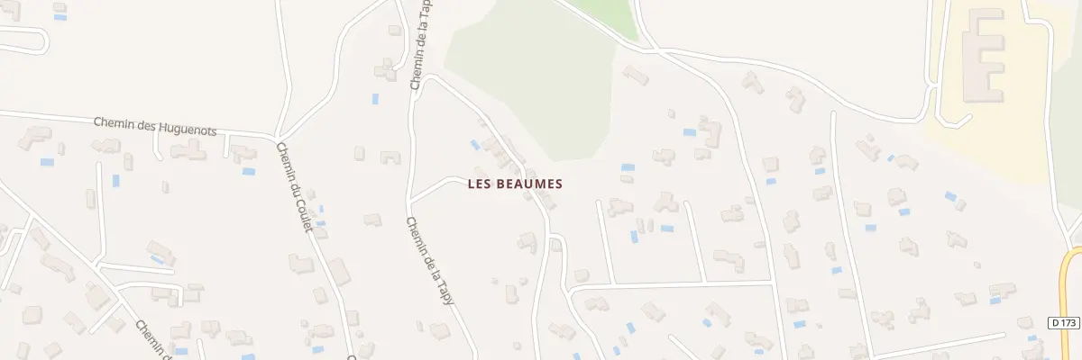 Plan du 5059 Les Beaumes à Puget