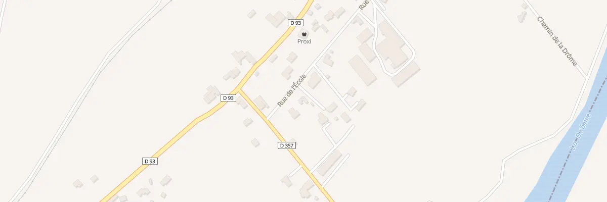 Plan du 5145 La Plaine à Vercheny