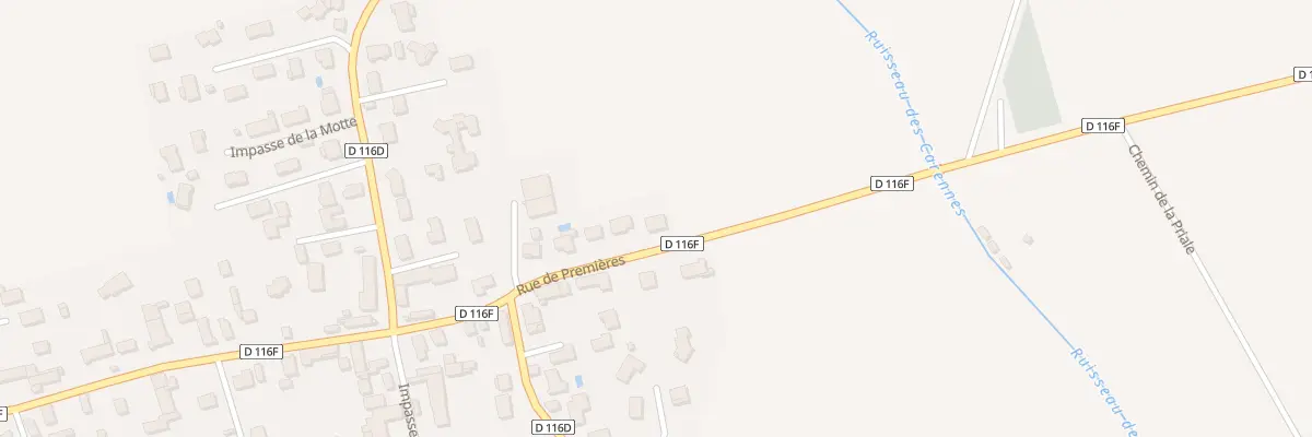 Plan du 9 Rue de Premières à Beire-le-Fort