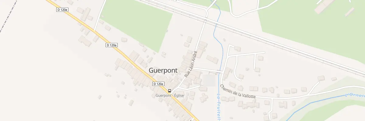Plan du 17 Rue Leon André à Guerpont