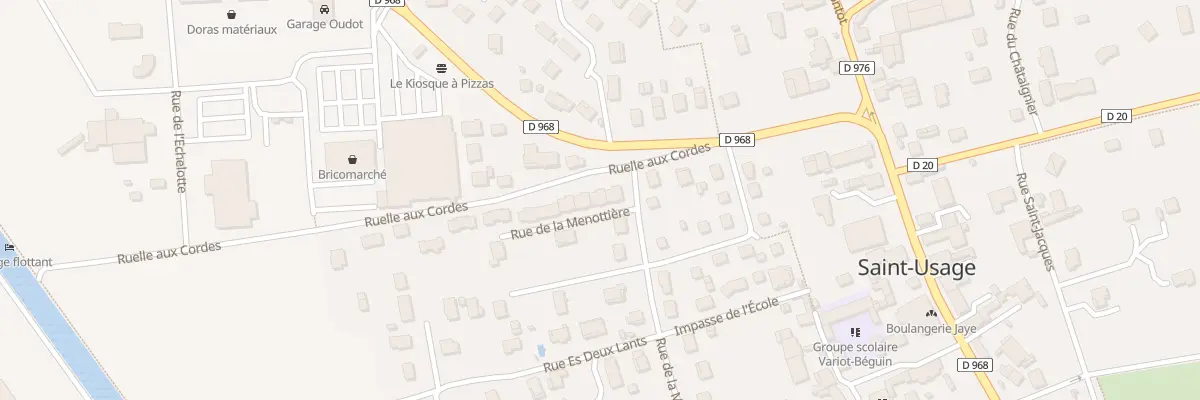 Plan du 23C Rue de la Ménottière à Saint-Usage