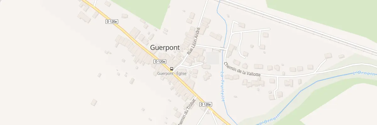 Plan du 6 Rue Leon André à Guerpont