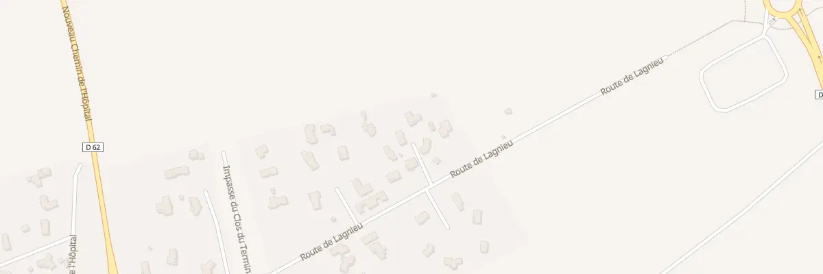 Plan du 871 Rte de Lagnieu à Blyes