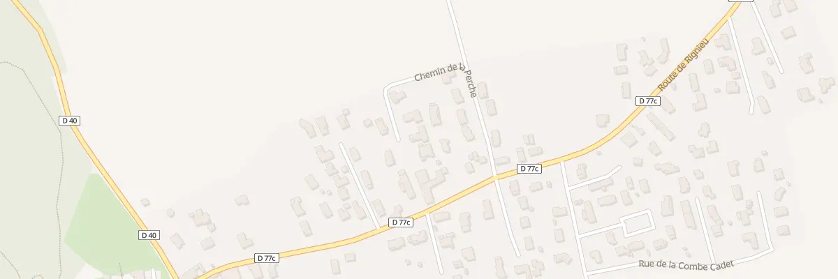 Plan du 287 Che de la Perche à Chazey-sur-Ain