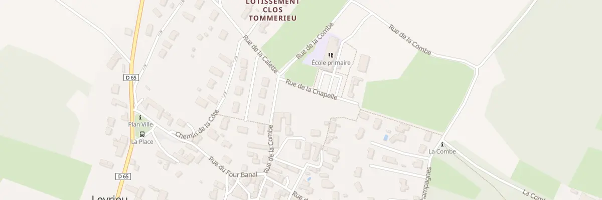 Plan du 380A Rue de la Combe à Leyrieu