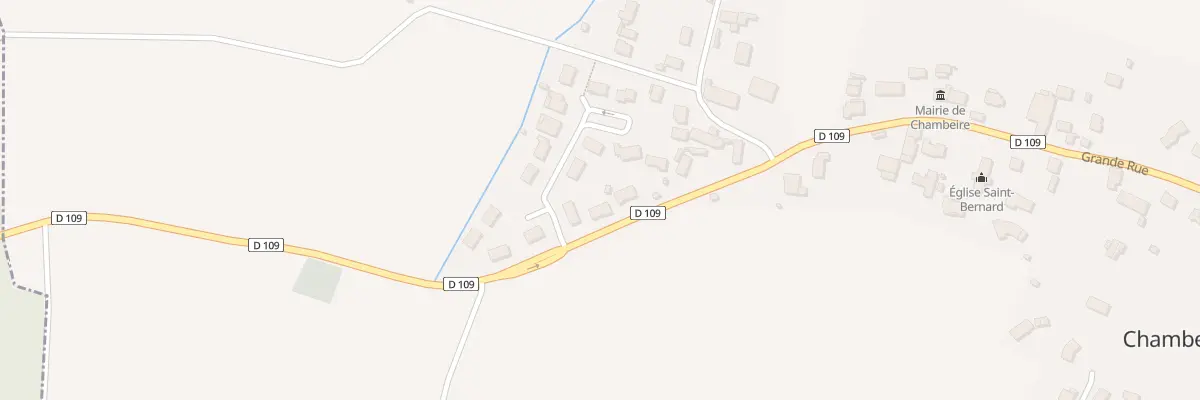 Plan du 33 Grande Rue à Chambeire