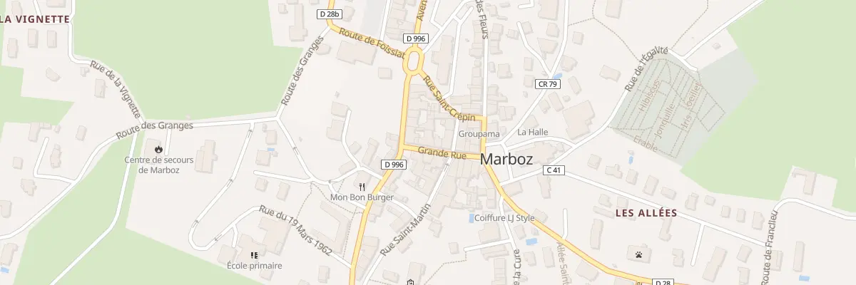 Plan du 23 Gr Grande Rue à Marboz