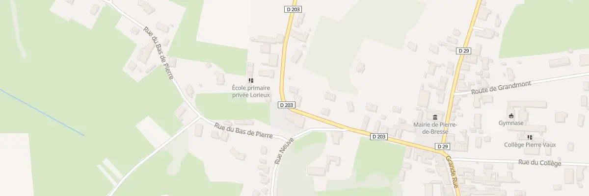 Plan du 18 Rue de l’Église à Pierre-de-Bresse