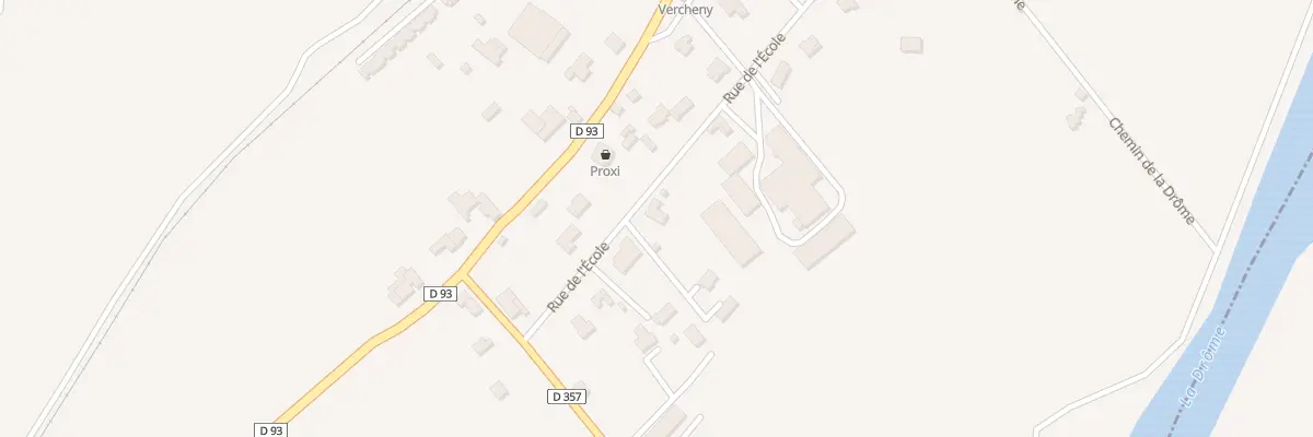 Plan du 5090A La Plaine à Vercheny